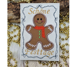 ADVENTSKALENDER 22. Dezember - Stickserie - ITH Postkarte Doodle Rahmen Vol. 2